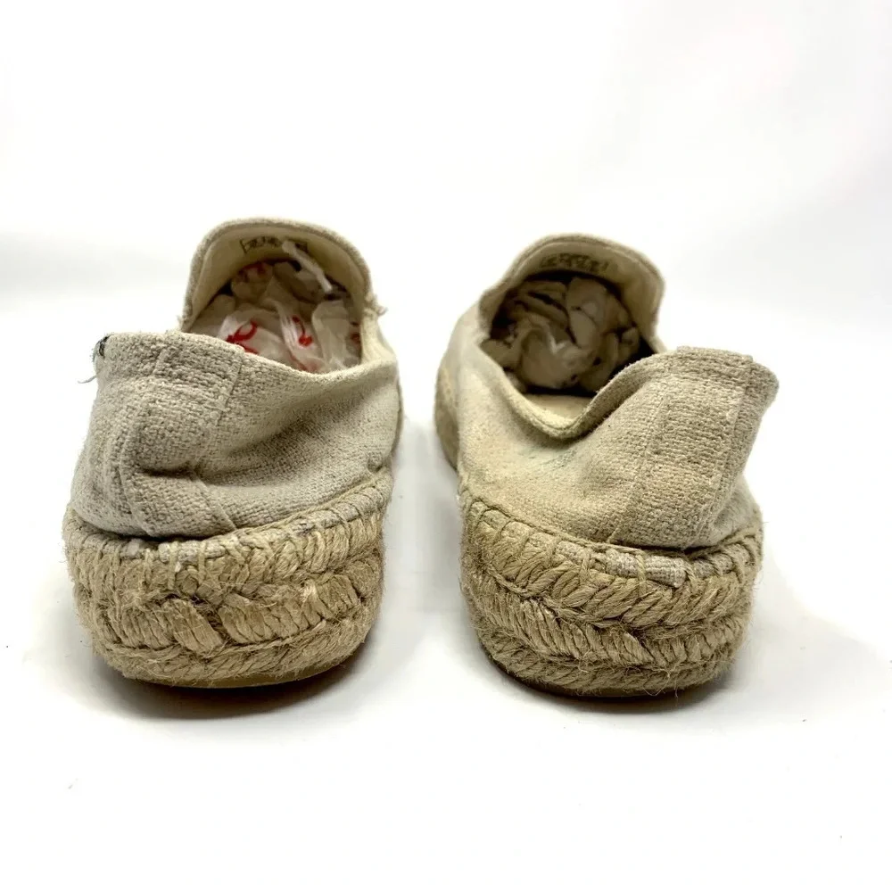 Soludos x‎ Ash Kahn Natural Rainbow Espadrilles